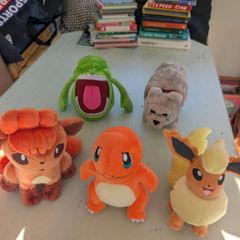Pokemon, Ghostbusters and Minecraft Plush, Plushies Eevee, Charmander