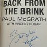 Paul McGrath, Signed Autobiography Back From The Brink, Irish Football Legend Image 5