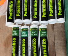 Glass silicone sealant professional White 11 pcs