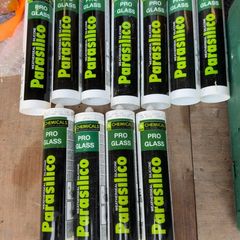Glass silicone sealant professional White 11 pcs
