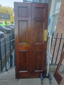 Door Solid Oak from Georgian house on Fitzwilliam Sq