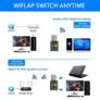 2 in 1 USB WiFi Bluetooth Wireless Adapter 600Mbps Dongle Dual Band 2.4G+5GHz High-Speed Network Card Receiver for PC Laptop Image 4