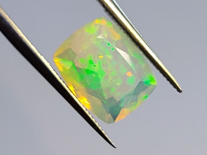 Faceted Ethiopian opal 1.89 ct