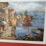 Hand painted framed painting for sale. Image 2