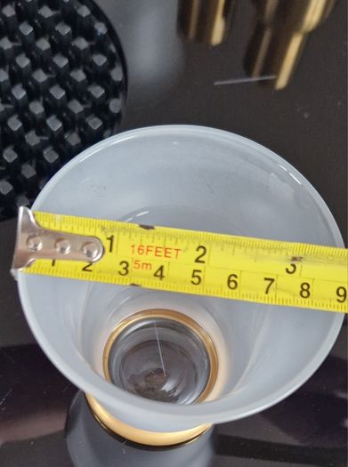 10 Vintage Krosno crystal tumblers