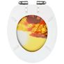 WC Toilet Seats with Soft Close Lid 2 pcs MDF Savanne Design Image 6