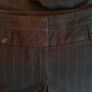 Vintage A-Wear Pinstriped Gangster Trousers 12 Wide leg Image 4