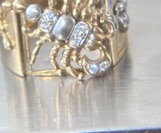 9k Gold Scorpion Ring