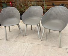 x3 Garden chairs