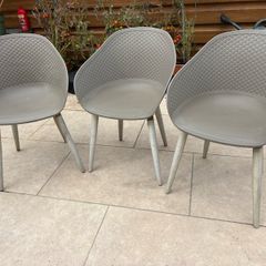 x3 Garden chairs