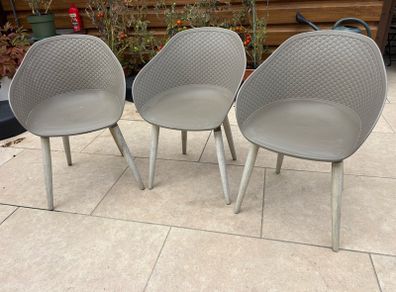 x3 Garden chairs