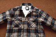 Zara Mens Checked Fleece Lined Jacket - New with Tags