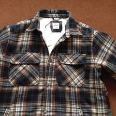 Zara Mens Checked Fleece Lined Jacket - New with Tags
