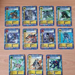 11 Digimon Ultimate level cards. 1999