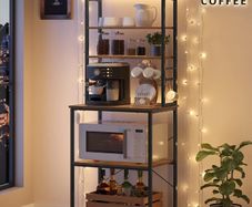 New 6 Shelves Kitchen Storage Rack (Brown)
