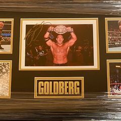 Goldberg autographed plaque