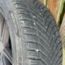 18 inch Arceo Monaco black alloys with new tires and rings for Volvo Image 4