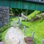 Model train river scene Image 2