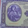 Irish 1977 Fifty pound banknote in V Fine condition Image 2