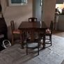 Extending Solid Wood Dining Table in excellent condition Image 2