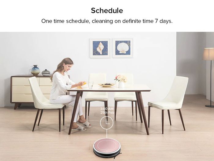 ILIFE V7s Plus Robot Vacuum Cleaner Sweep and Wet Mopping Floors&Carpet Run 120mins Auto Reharge,Appliances,Household Tool Dust