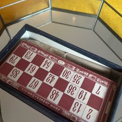 Vintage LOTTO Game John Jaques & Son Ltd Retro Bingo Style Game