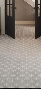 Laura Ashley Wicker Steel 30x30 Porcelain Tiles
