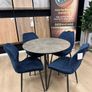 Dining table with chairs set Image 3