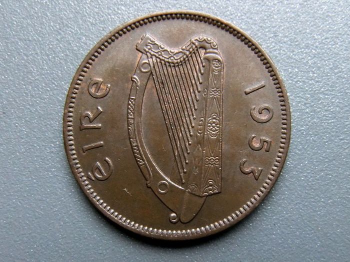 1953 Half Penny