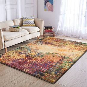 FREE EXPRESS SHIPPING Aspire Homeware Rugs for Bedroom Living Room - Traditional Area Rugs 40x60 cm Vibrant Cashmere Style Soft Short Pile Vintage Rug - Carpet for Dining Room Easy To Clean
