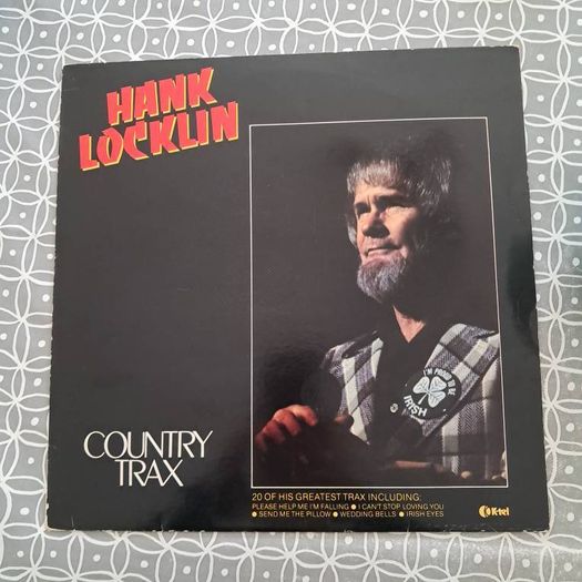 1984 hank locklin county trax 12" vinyl In excellent condition