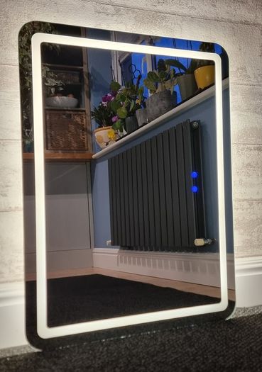 LED Bathroom Mirror 80x60cm Antifog