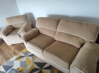 2 Seater and Armchair Sofa Set - Excellent Condition