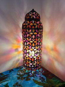 moroccan style floor lamp & ceiling lampshade