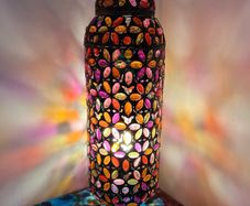 moroccan style floor lamp & ceiling lampshade