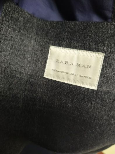Zara Single Breasted 3/4 length 66% Wool
