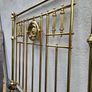 amazing four foot vintage brass bed FINAL REDUCTION... Image 4