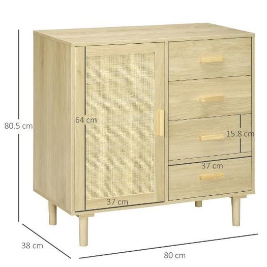 Rattan Sideboard