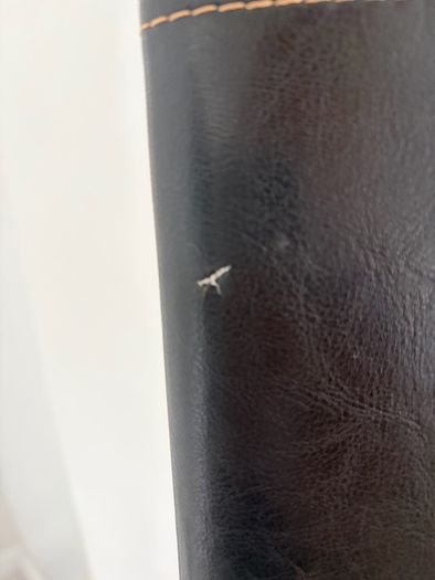 Genuine leather king size headboard