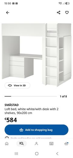smastad ikea kids bed