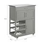 Kitchen Cabinet Kitchen trolley wheels portable Image 4