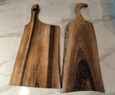 European Walnut Board 65cm - Solid One Piece - Handmade in Dublin -