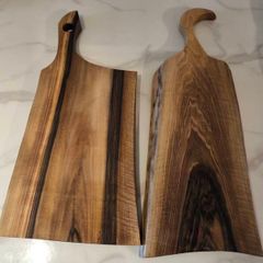 European Walnut Board 65cm - Solid One Piece - Handmade in Dublin -