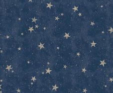 Starlight Stars Navy Wallpaper (FREE POSTAGE)