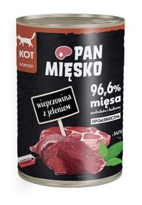 Mr Meaty Wet food for cat Pork with Deer 400g (adult)