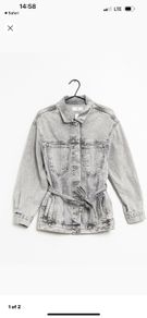 Mango denim jacket gray like a NEW