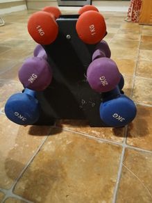 set of 1,2 & 3kg weights