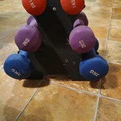 set of 1,2 & 3kg weights