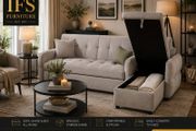 New Corner Sofa bed with storage ONLY 599