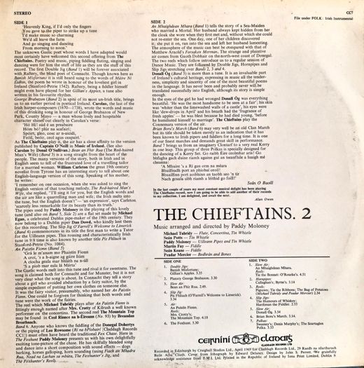 vinyl record the chieftains